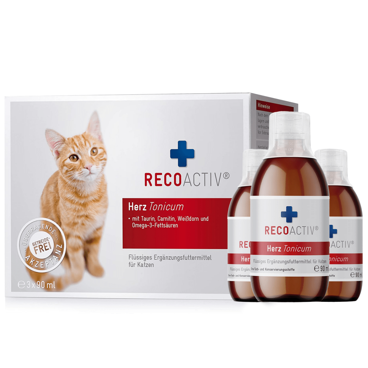 Herz Tonicum - RECOACTIV DEHerz TonicumKatzeHerz TonicumRECOACTIV®RECOACTIV DE300001201242602437530333x90 ml