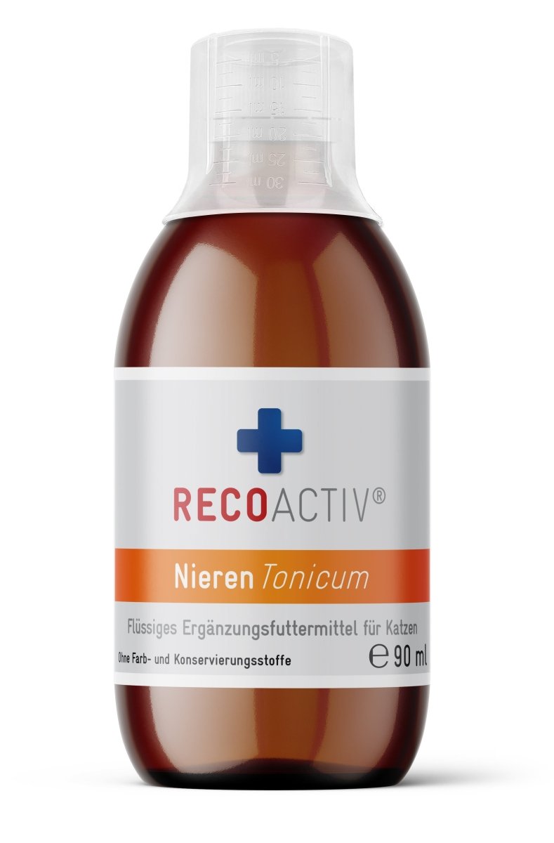Nieren Tonicum - RECOACTIV DENieren TonicumKatzeNieren TonicumRECOACTIV®RECOACTIV DE300001202242602437530573x90 ml